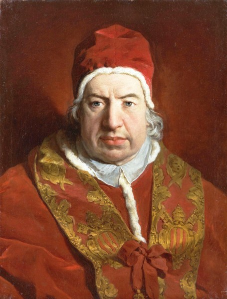 Portrait of Pope Benedict XIV, Pierre Subleyras, 1746, Metropolitan Museum of Art, New York, pic. Wikipedia