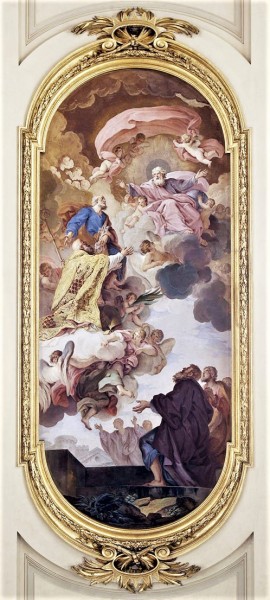Church of Sant'Apollinare, fresco - Gloria of St. Apollinaris, Stefano Pozzi