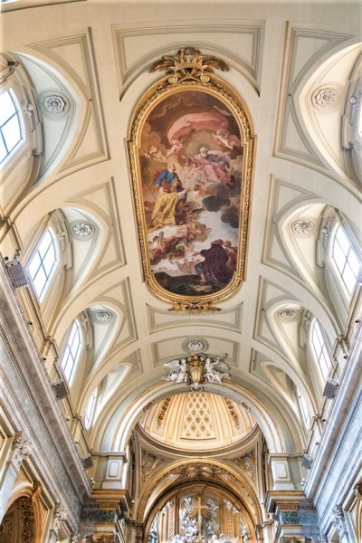 Church of Sant'Apollinare, vault, fresco - Gloria of St. Apollinaris