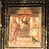 Kościół Sant’Apollinare, boczna kaplica - fresk z XV wieku z przestawieniem Marii z Dzieciątkiem i świętymi Piotrem i Pawłem