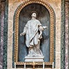 Church of Sant'Apollinare, statue of Ignatius Loyola, Carlo Marchionni