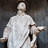 Church of Sant'Apollinare, statue of Ignatius Loyola, Carlo Marchionni