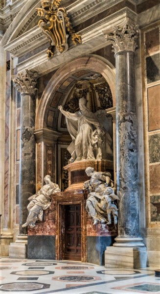 Pietro Bracci, nagrobek papieża Benedykta XIV, bazylika San Pietro in Vaticano
