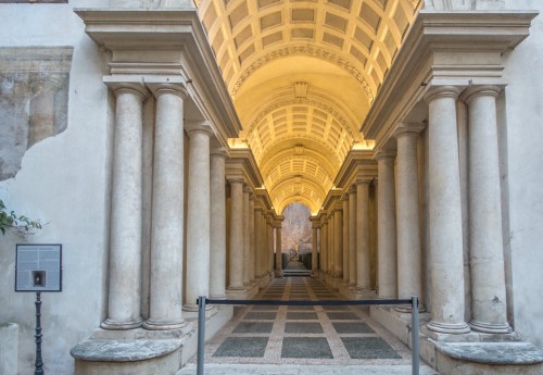 Francesco Borromini, perspektywiczna galeria w Palazzo Spada