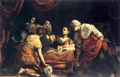 Simone Vouet, Narodziny Marii, kościół San Francesco a Ripa