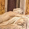 Śpiący Hermafrodyta, fragment, Galleria Borghese, kopia rzymska z II w.