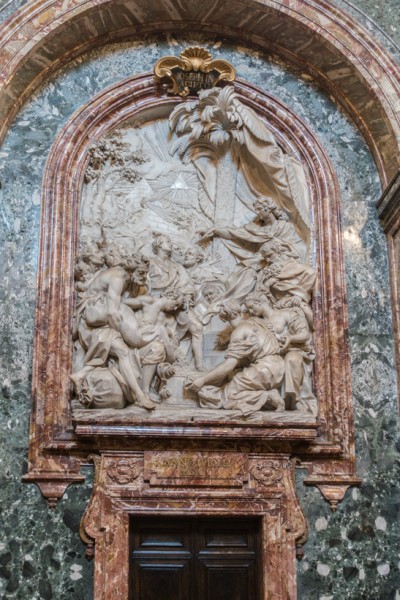 Józefa w Egipcie, Jean-Baptiste Théodon, Kaplica del Monte di Pietà, Palazzo del Monte di Pietà