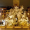 Piazza Navona, Fontanna Czterech Rzek (Fontana dei Quattro Fiumi)