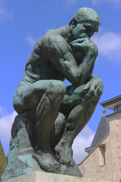 Myśliciel, Auguste Rodin, Musée Rodin, Paryż, zdj. Wikipedia