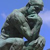 Myśliciel, Auguste Rodin, Musée Rodin, Paryż, zdj. Wikipedia