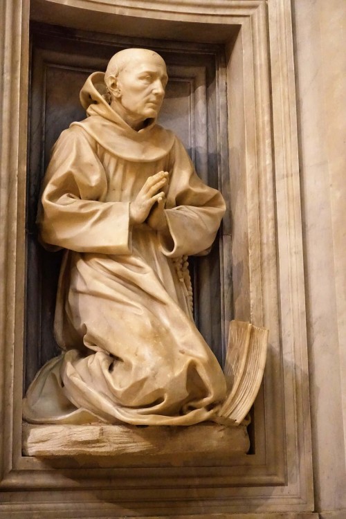 Ercole Ferrata, św. Bernard ze  Sieny, kaplica Chigich, kościół Santa Maria della Pace