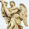Ercole Ferrata, anioł z krzyżem, most Sant’Angelo