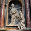 Ercole Ferrata i Melchiorre Caffà, ołtarz główny kaplicy św. Tomasza Villanuova, fragment, bazylika Sant'Agostino