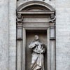 Ercole Ferrata, statue of St. Andrew d’Avellino, façade of the Basilica of Sant’Andrea della Valle