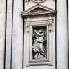 Ercole Ferrata, posąg św. Andrzeja,  fasada bazyliki Sant'Andrea della Valle