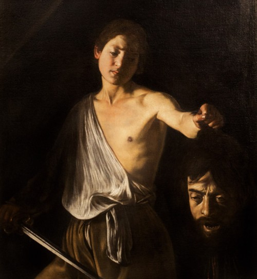 Dawid z głową Goliata, Caravaggio, Galleria Borghese