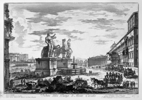 Giambattista Piranesi, View from the Quirinale Square, XVIII century, pic. Wikipedia