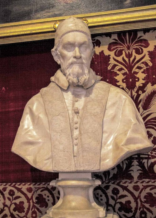 Popiersie papieża Innocentego X, Alessandro Algardi, Galleria Doria Pamphilj