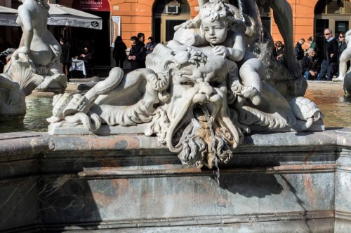 Fontana del Nettuno, Piazza Navona, część północna