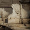 Fontana dell'Acqua Felice (Fontana del Mosè), ancient lions