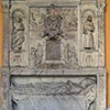 Nagrobek kardynała Jacopa Ammannatiego Piccolominiego — uczonego, dyplomaty i humanisty, kościół Sant'Agostino