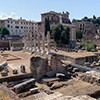 Forum Romanum, pozostałości dawnej Świątyni Pokoju (Templum Pacis), zdj. Wikipedia