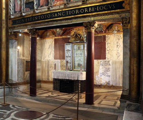 Kaplica Sancta Sanctorum, wnętrze