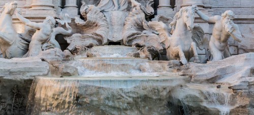 Fontana di Trevi, fragment
