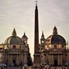 Domenico Fontana, obelisk Flaminio na Piazza del Popolo
