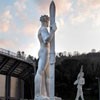 Foro Italico, statue – decoration of the tennis court