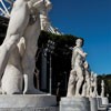 Foro Italico - posągi atletów zdobiące Stadio dei Marmi