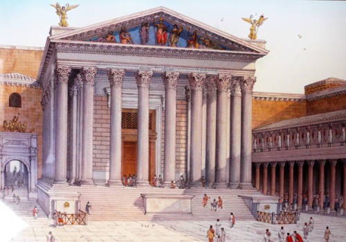 Świątynia Marsa Mściciela, Forum Augusta