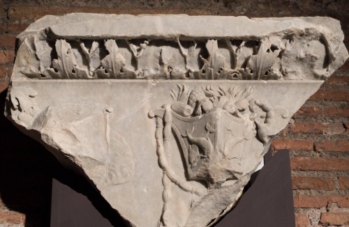 Forum of Caesar, figural decoration of the temple of Venus Genetrix, Museo dei Fori Imperiali