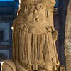 Forum Cezara, posąg w zbroi odnaleziony na forum, Museo dei Fori Imperiali