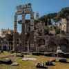 Forum Cezara, pozostałości świątyni Wenus Genetrix