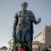 Statue of Julius Caesar at via dei Fori Imperiali