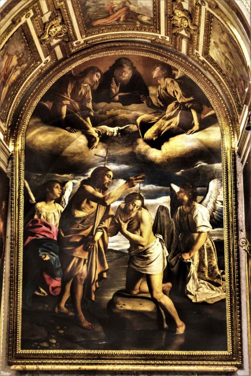 Orazio Gentileschi, Chrzest Chrystusa, kościół Santa Maria della Pace