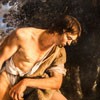 Orazio Gentileschi, Dawid z głową Goliata, fragment, Galleria Spada