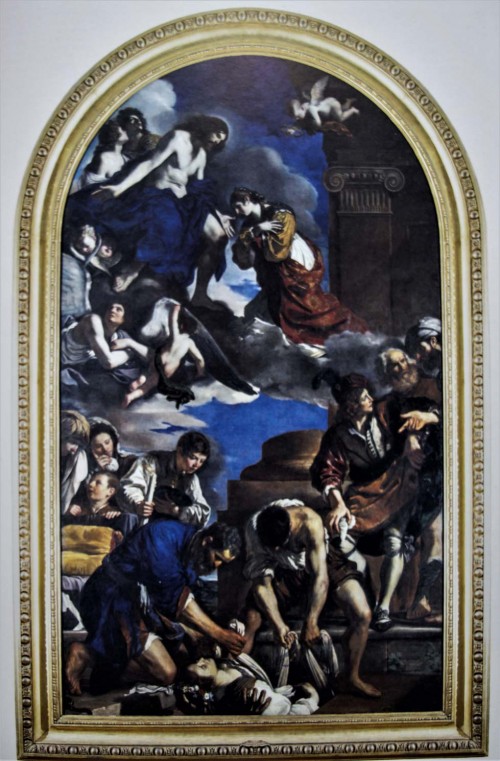 Pogrzeb św. Petroneli, Guercino, Musei Capitolini-Pinacoteca Capitolina