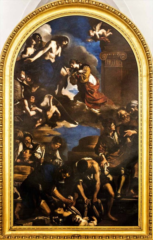 Guercino, Pogrzeb św. Petronelli, Pinacoteca Capitolina