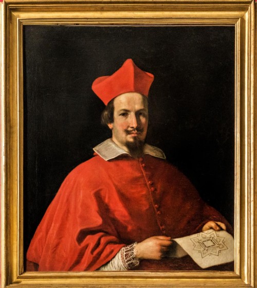 Guercino, portret kardynała Bernardino Spady, Galleria Spada