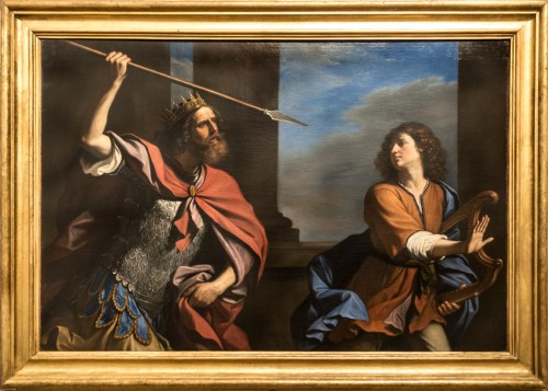 Guercino, Saul zamierzający się na Dawida, 1646, Galleria Nazionale d'Arte Antica, Palazzo Barberini