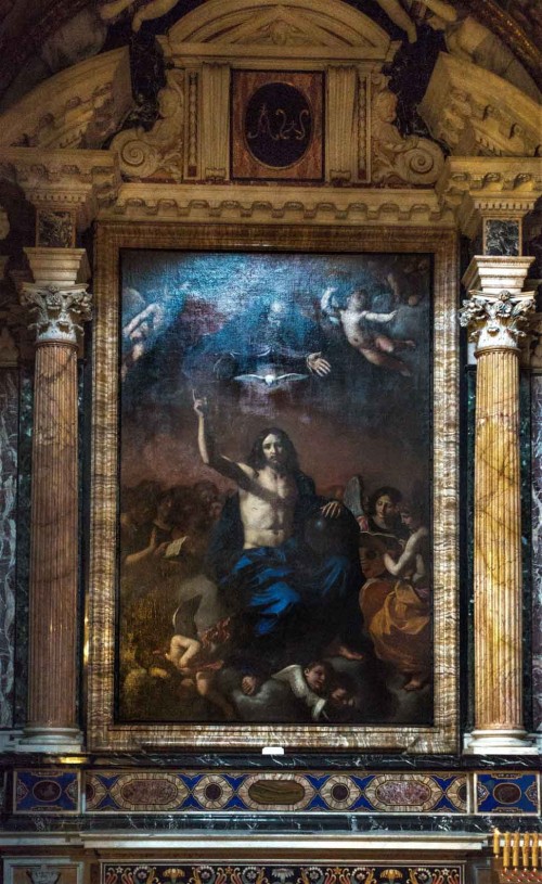 Guercino, Trójca Przenajświętsza, kościół Santa Maria della Vittoria