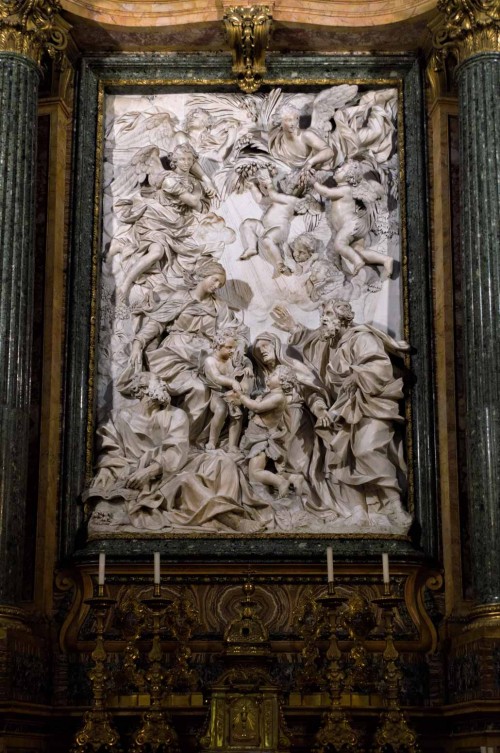 Domenico Guidi, ołtarz główny w kościele Sant'Agnese in Agone