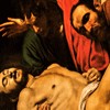 Złożenie do grobu, Caravaggio, fragment, Musei Vaticani