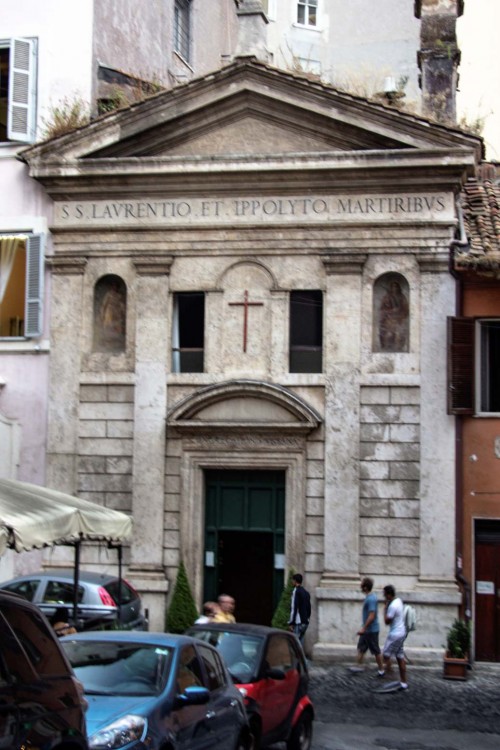 Church of San Lorenzo in Fonte (Santi Lorenzo e Ippolito), legendary location of the imprisonment of St. Lawrence and the baptism of St. Hippolytus